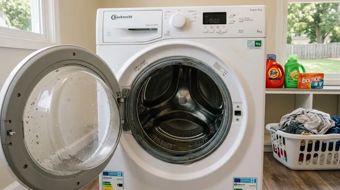 Washer drum before OdorCrush